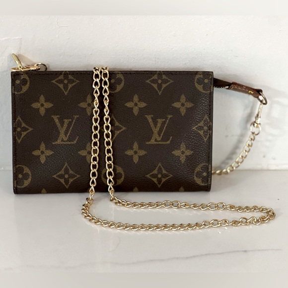 🤎 LV Accessory POUCH (from Monogram Bucket PM) - Picture 3 of 14
